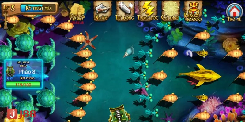 Không khó để người chơi gian nhập bàn cược săn cá hải tặc của J88.