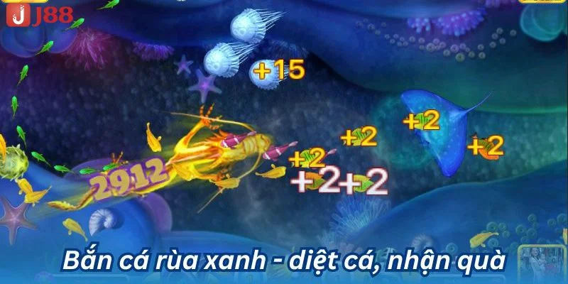 Điểm thưởng đổi cược trong Bắn Cá Rùa Xanh cao