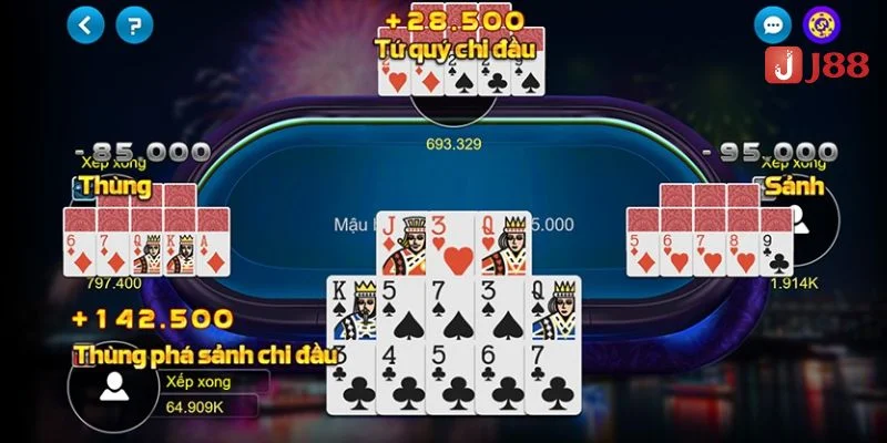 Các liên kết cần nắm trong cách chơi bài mậu binh.