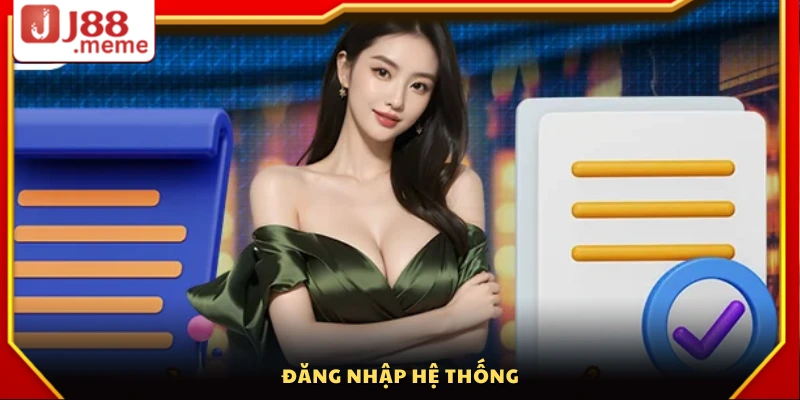 Thao tác đăng nhập tài khoản